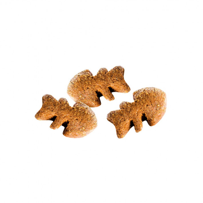 Лакомства Brit Care Dog Crunchy Cracker Insects with Salmon для собак с чувствительным пищеварением, 200 г - фото №2