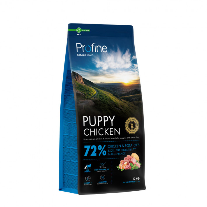 Сухий корм Profine Puppy Chicken and Potatoes для цуценят з куркою та картоплею, 12 кг