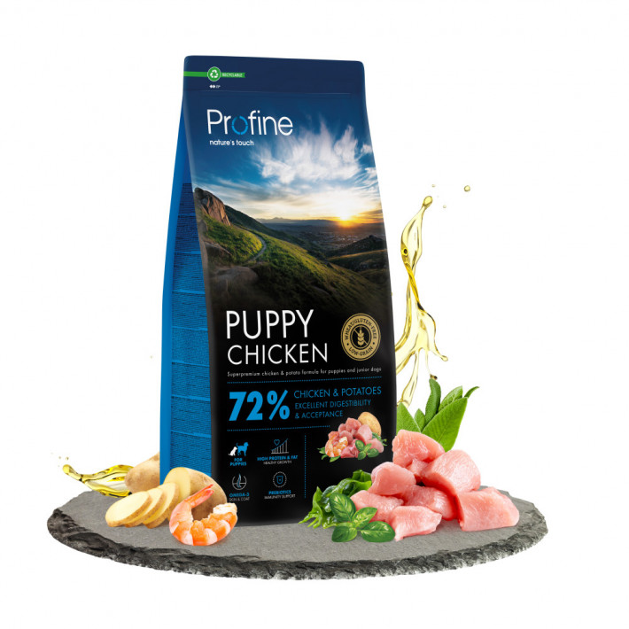 Сухий корм Profine Puppy Chicken and Potatoes для цуценят з куркою та картоплею, 12 кг - фото №2