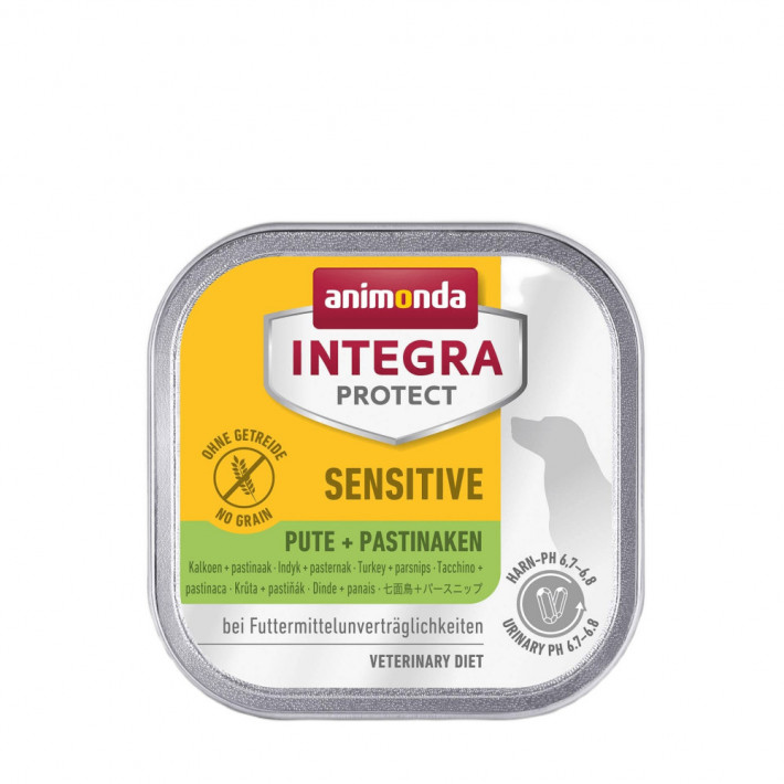 Влажный ветеринарный корм Integra Protect Sensitiv Turkey + Parsnips для собак при пищевой непереносимости