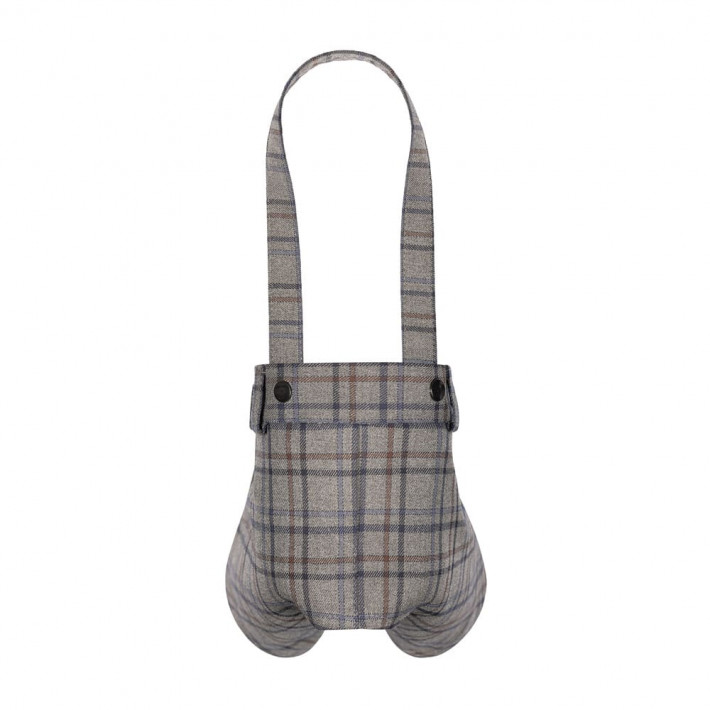 Брюки для собак Pet Fashion Leon S (серый клетчатый)