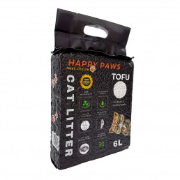 Наполнитель тофу Classic 6л/2,6кг HAPPY PAWS