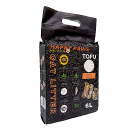 Наполнитель тофу HAPPY PAWS персик 6л/2,6кг