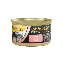 Вологий корм GimCat Shiny Kitten з куркою 70 г - фото №1