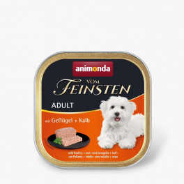 Вологий корм Animonda Vom Feinsten Adult Poultry & Veal 150 г - фото №1