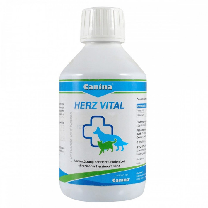 Мінеральний комплекс Canina Herz-Vital для підтримки серця собак та котів