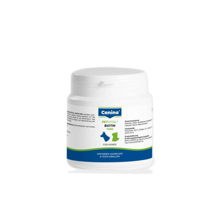 Вітаміни для собак та котів Canina Petvital Biotin-Tabs - фото №2