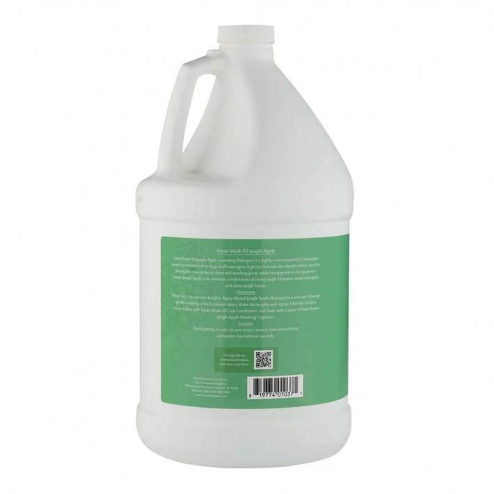 Шампунь для собак та котів Chris Christensen Smart Wash 50 Jungle Apple, 3.8 л - фото №2