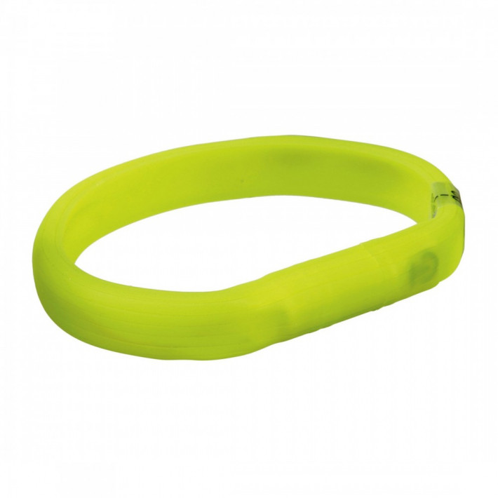 Світлодіодний нашийник Trixie Flash Light Ring USB M-L 50 см (зелений)