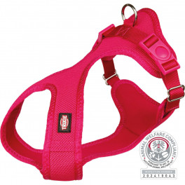 Шлея Trixie Soft XS-S 30-45 см/15 мм фуксія