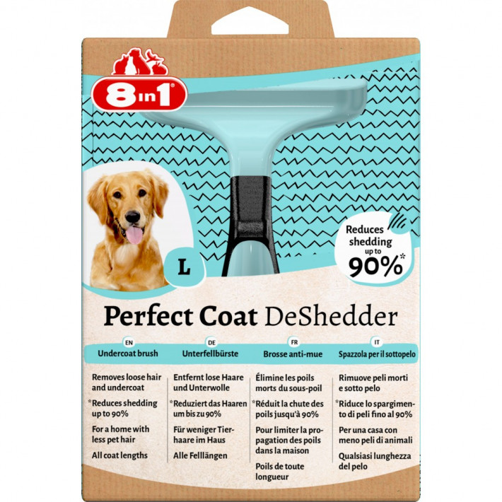 Дешеддер 8in1 Perfect Coat для собак розмір L (10 см) - фото №3