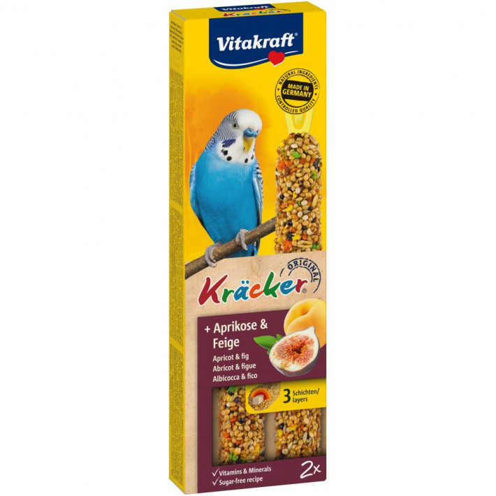 Ласощі Vitakraft Kracker Original Apricot and Fig для декоративних папуг