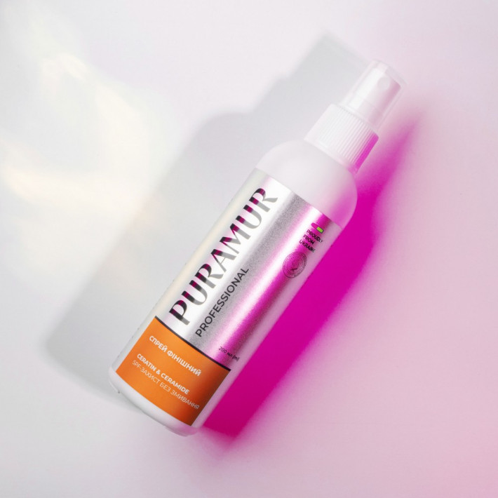Спрей фінішний PURAMUR Ceratin and Ceramide SPF-захист для шерсті - фото №4