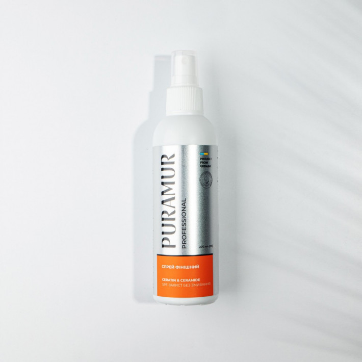 Спрей фінішний PURAMUR Ceratin and Ceramide SPF-захист для шерсті - фото №6