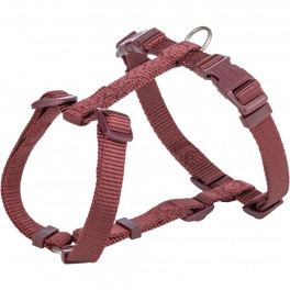 Шлея Trixie Premium H-harness M–L 52–75 см 20 мм бордова