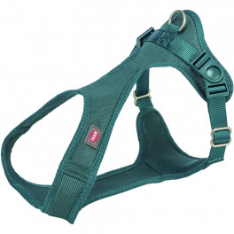 Шлея Trixie Comfort Soft XS–S 30–45 см 15 мм синьо-зелена