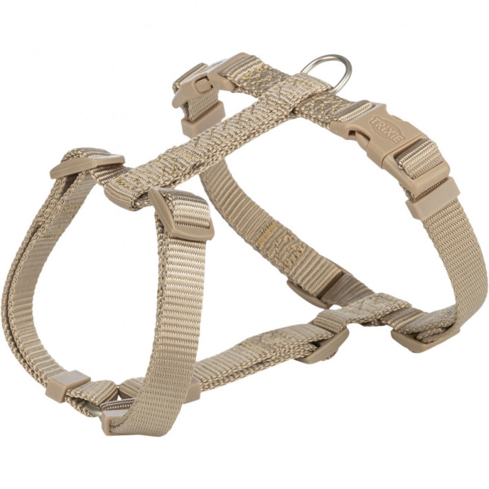 Шлея Trixie Premium H-harness для собак, розмір L, пісочна