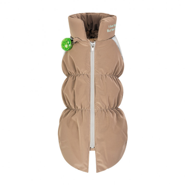 Зимовий жилет для собак Pet Fashion Chip бежевий