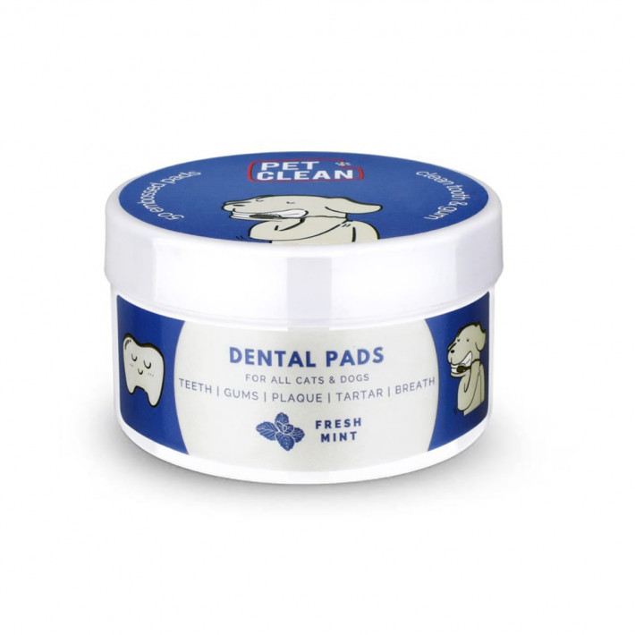Влажные салфетки для чистки зубов Pet Clean PET DENTAL WIPES