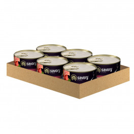 Вологий корм Savory Dog Gourmand індичка 200г/6 шт
