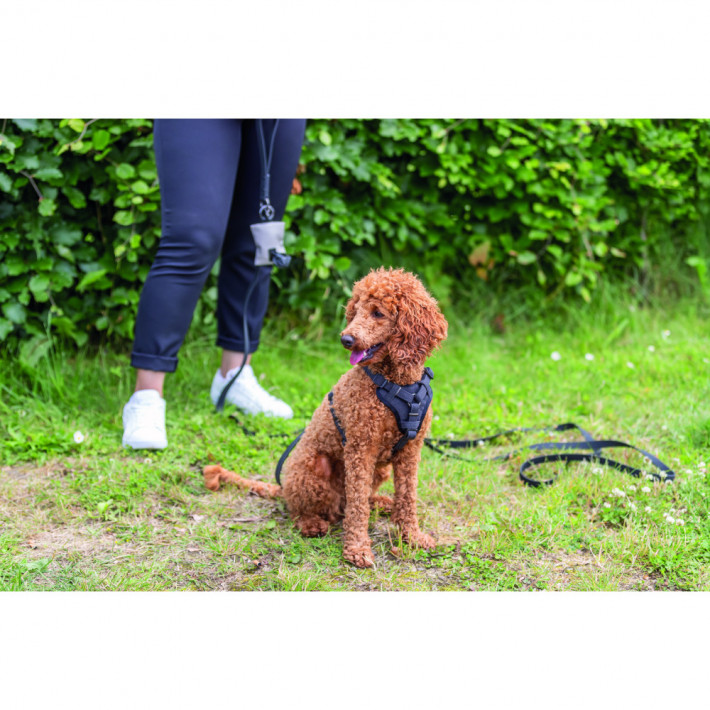 Шлея для собак Trixie CityStyle H-harness L–XL (75–120 см) чорна - фото №4