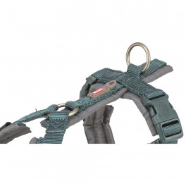 Шлея Trixie Premium трекінгова L 70-85 см синьо-сіра