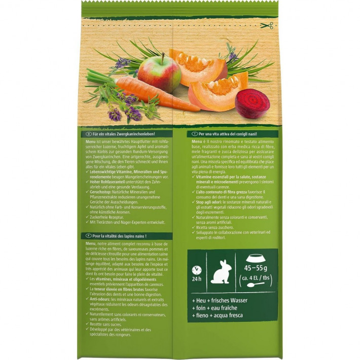 Корм Vitakraft Premium Menu Vital для кроликів 1 кг - фото №3