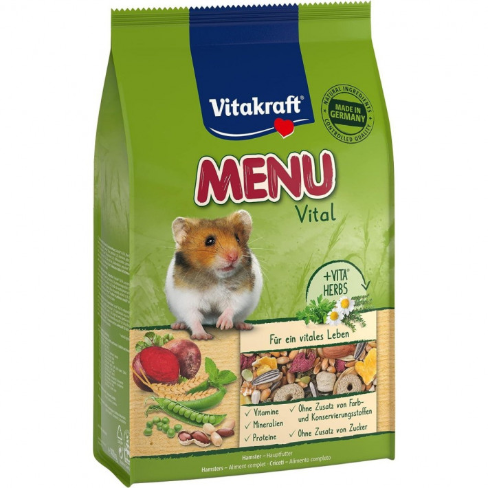 Корм Vitakraft Premium Menu Vital для хом'яків 400 г
