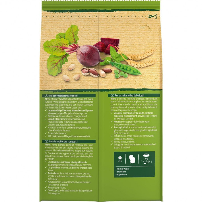 Корм Vitakraft Premium Menu Vital для хом'яків 400 г - фото №3