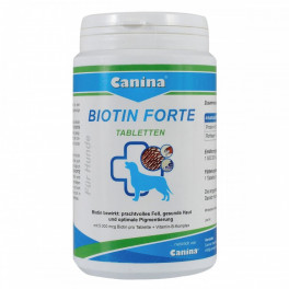 Вітамінний комплекс Canina Biotin Forte Tabletten для собак Біотин інтенсивний курс для шерсті 200 г 60 табл. - фото №1