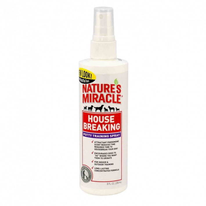 Засіб 8in1 Nature's Miracle Housebreaking Spray для привчання цуценят до туалету, 236 мл
