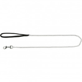 Повідець-ланцюг Trixie для собак з нейлоновою ручкою чорний розмір L-XL 1 м/4 мм