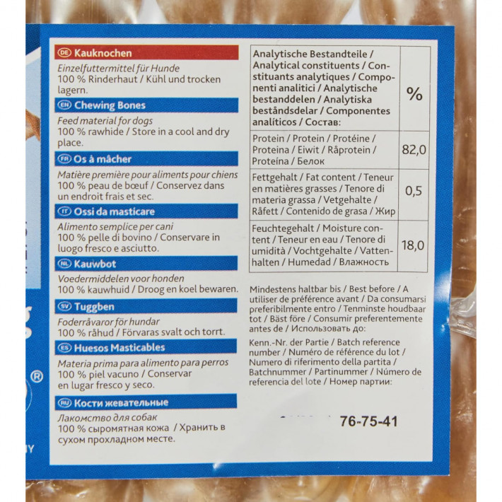 Ласощі Trixie для собак Кісточка жувальна пресована 8 см - фото №3