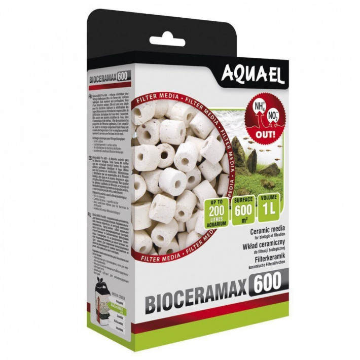 Вкладиш Aquael BioCeraMax 600 керамічні кільця 1 л