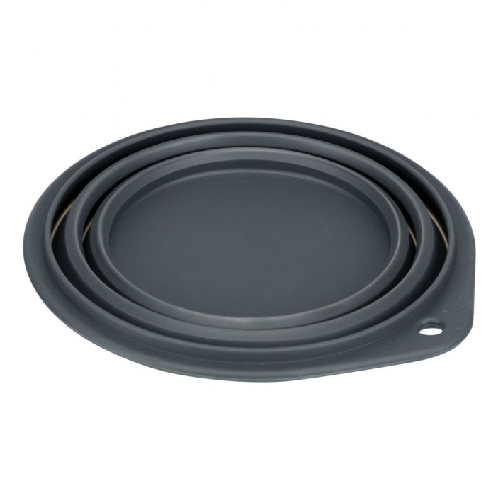 Миска Trixie для собак дорожня складна силіконова 500 мл/14 см - фото №3