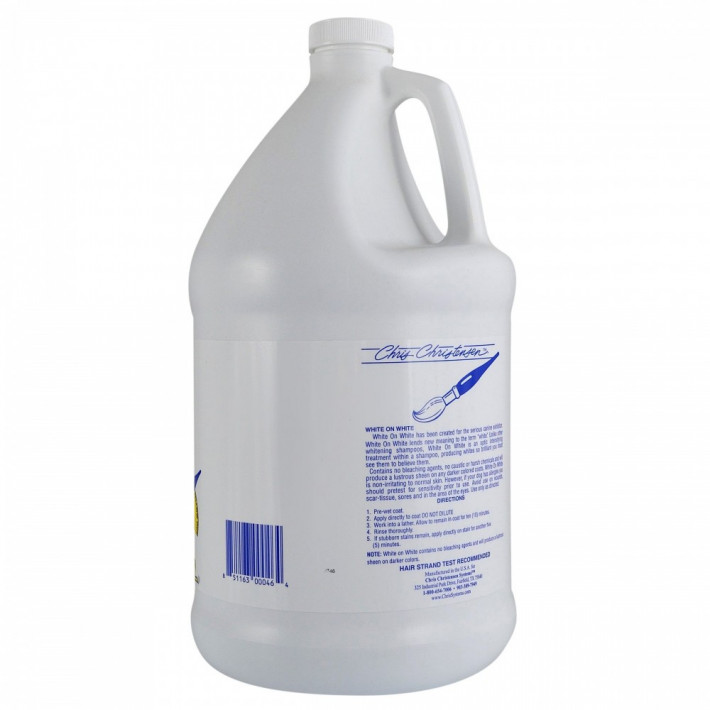 Шампунь Chris Christensen White on White для білої шерсті 3,8 л - фото №2