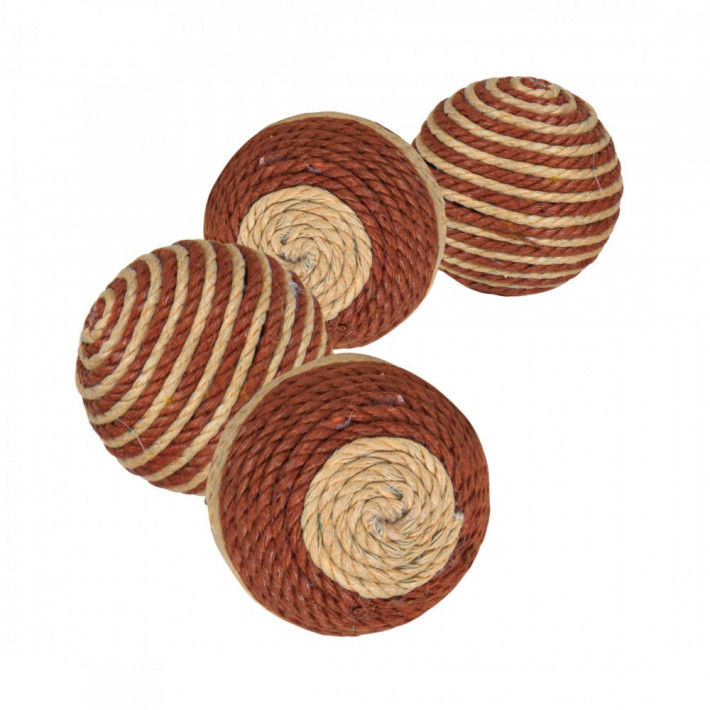 Іграшка Trixie для котів М'ячик смугастий 4,5 см