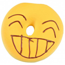 Іграшка Trixie для собак Пончик-смайлик з пискавкою латекс 6 см - фото №2