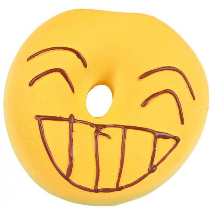 Іграшка Trixie для собак Пончик-смайлик з пискавкою - фото №2