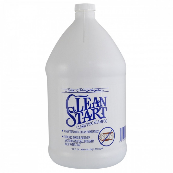 Шампунь Chris Christensen Clean Start для собак та котів 3,8 л