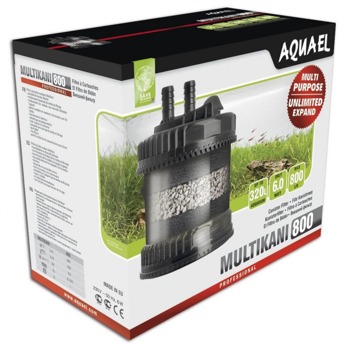 Зовнішній фільтр Aquael Multikani 800 для акваріума