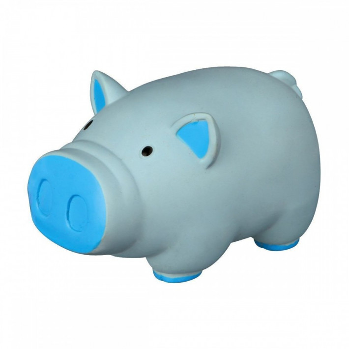 Игрушка Trixie для собак Поросенок с пищалкой, латекс, 11 см