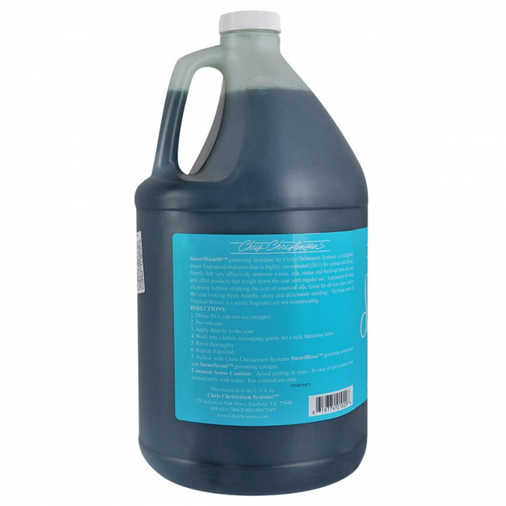 Шампунь Chris Christensen Smart Wash 50 Tropical Breeze для собак та котів, 3,8 л - фото №2