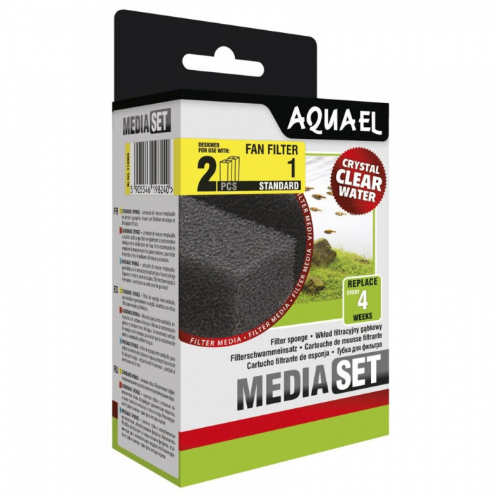 Вкладиш Aquael до внутрішнього фільтру FAN-1 Plus (губка, 2 шт)