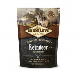Корм сухий Carnilove Adult Raindeer для дорослих собак усіх порід з північним оленем 1,5 кг - фото №1