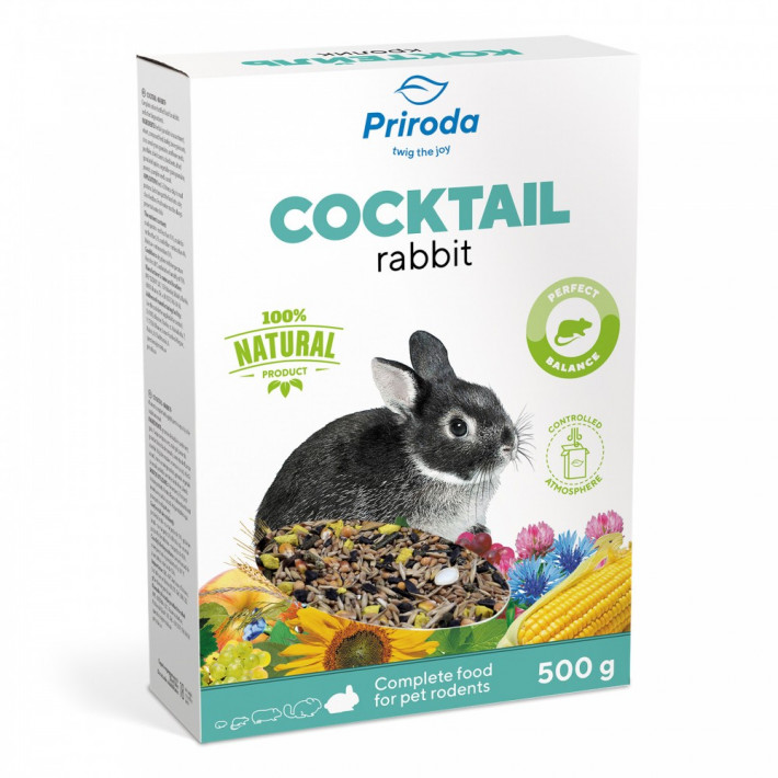 Корм Природа Коктейль Кролик для декоративних кроликів 500 г - фото №3