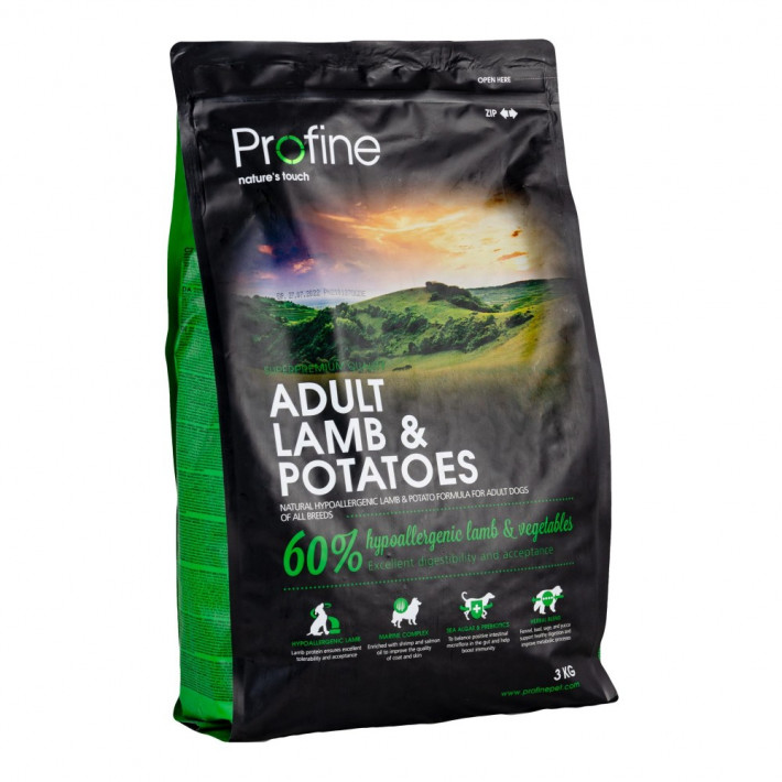 Корм сухий Profine Adult Lamb для дорослих собак з ягнятиною та картоплею - фото №5