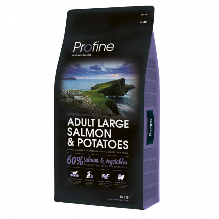 Корм сухий Profine Adult Large Breed Salmon для дорослих собак великих порід, 15 кг