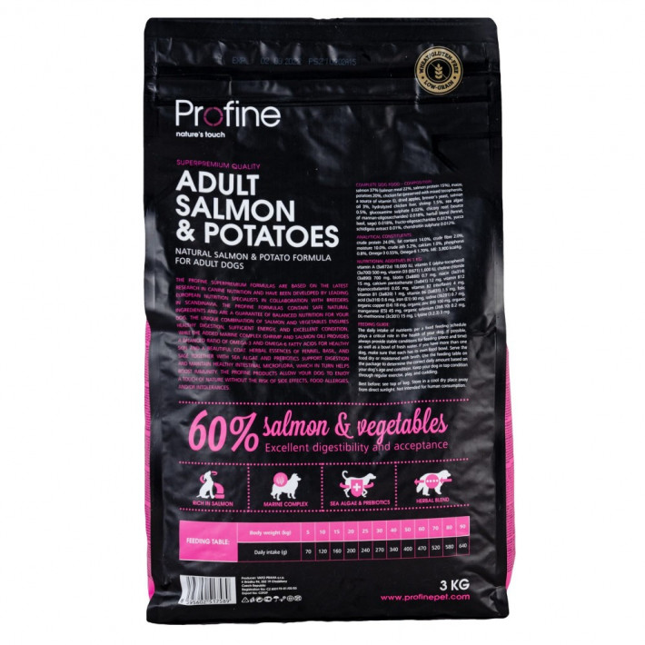 Корм сухий Profine Adult Salmon для дорослих собак з лососем - фото №4