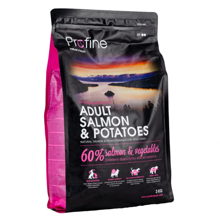 Корм сухий Profine Adult Salmon для дорослих собак з лососем - фото №5